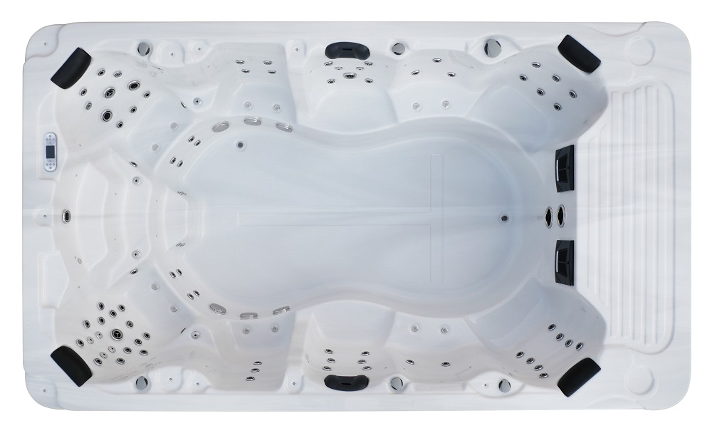 智能戶(hù)外11人無(wú)邊際恒溫泳池 HL-9901